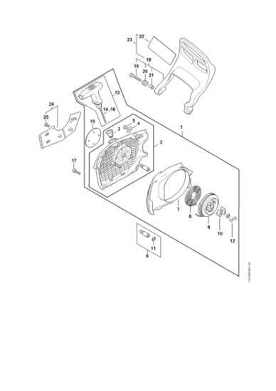 Bild von Anwerfvorrichtung MS 462