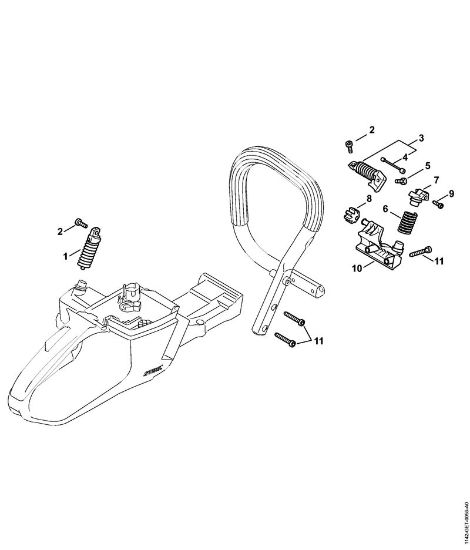 Benzinmotorsägen (MS) MS 462 AV-System der Marke Stihl