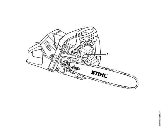 Benzinmotorsägen (MS) MS 500i Maschinennummer der Marke Stihl