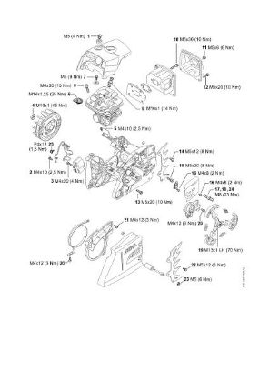 Bild von Anziehdrehmomente MS 651