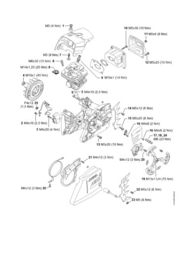 Bild von Anziehdrehmomente MS 651-R