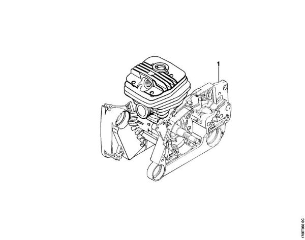 Benzinmotorsägen (MS) MS 660-Magnum Maschinennummer der Marke Stihl