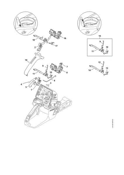 Bild von Gasbetätigung MS 661