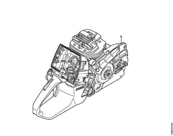 Benzinmotorsägen (MS) MS 661 C-M Maschinennummer der Marke Stihl
