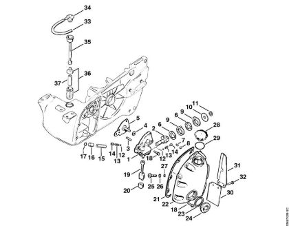 Benzinmotorsägen (MS) MS 720 Ölpumpe der Marke Stihl