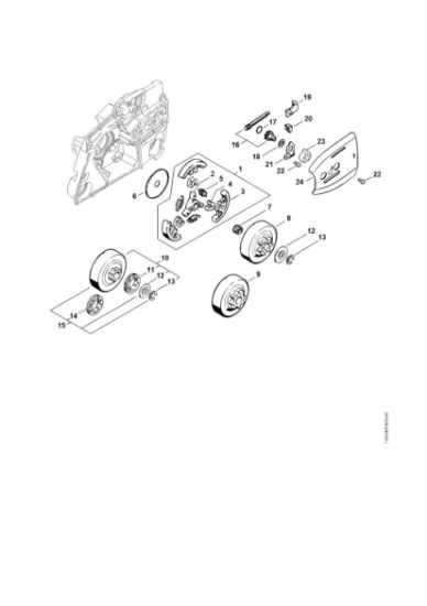 Bild von Kupplung MS 780