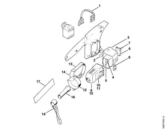 Elektro-Motorsägen (MSE) E 30 Gerätestecker der Marke Stihl