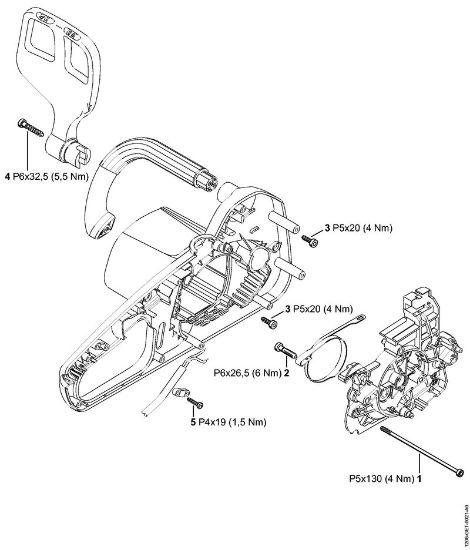 Elektro-Motorsägen (MSE) MSE 141 C-Q Anziehdrehmomente der Marke Stihl
