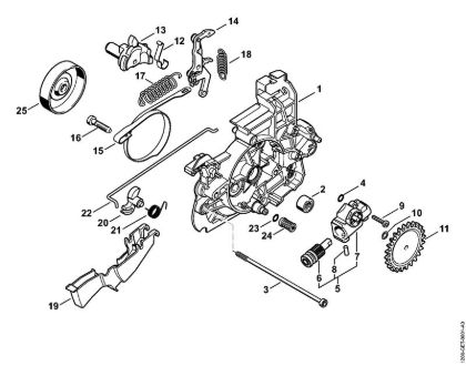 Elektro-Motorsägen (MSE) MSE 141 C-Q Getriebegehäuse, Ölpumpe der Marke Stihl