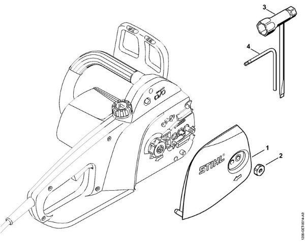 Elektro-Motorsägen (MSE) MSE 141 C-Q Kettenraddeckel, Werkzeuge der Marke Stihl
