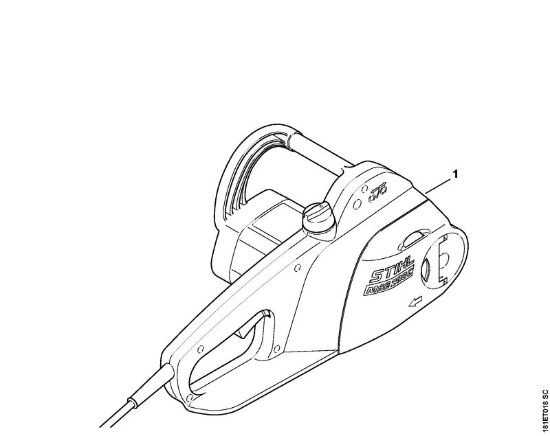 Elektro-Motorsägen (MSE) MSE 200 C-BQ Maschinennummer der Marke Stihl