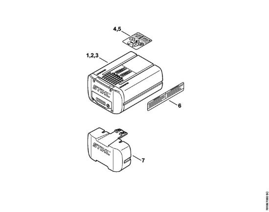 Akkumulatoren (AK, AP, AR, AS, PS) AP 160 Akkumulator der Marke Stihl