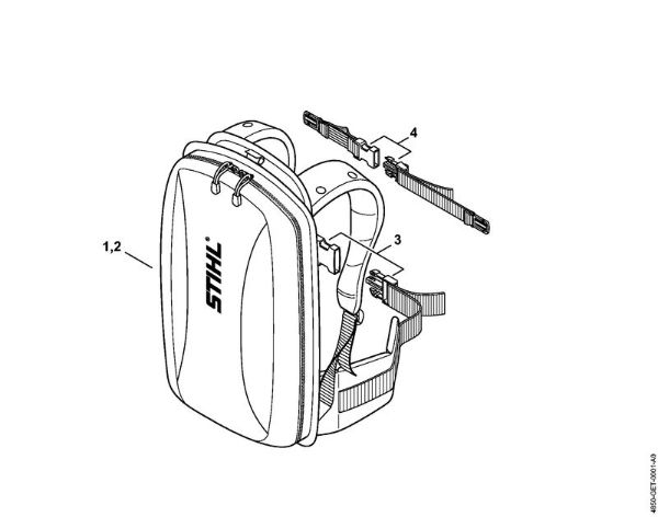 Tragsystem Tragsystem Tragsystem der Marke Stihl
