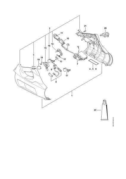 Bild von Griffgehäuse, Elektronikmodul BGA 100