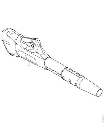 Akku-Blasgeräte (BGA) BGA 100 Maschinennummer der Marke Stihl