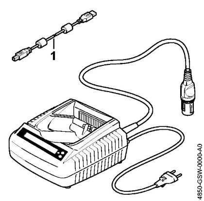 Akku-Blasgeräte (BGA) BGA 300.0 Akku-Diagnosegerät ADG 2 BR 127 V der Marke Stihl