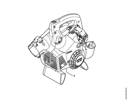 Blasgeräte (BG, BR) BG 50 Maschinennummer der Marke Stihl