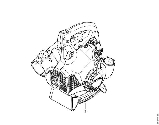 Blasgeräte (BG, BR) BG 85-DZ Maschinennummer der Marke Stihl