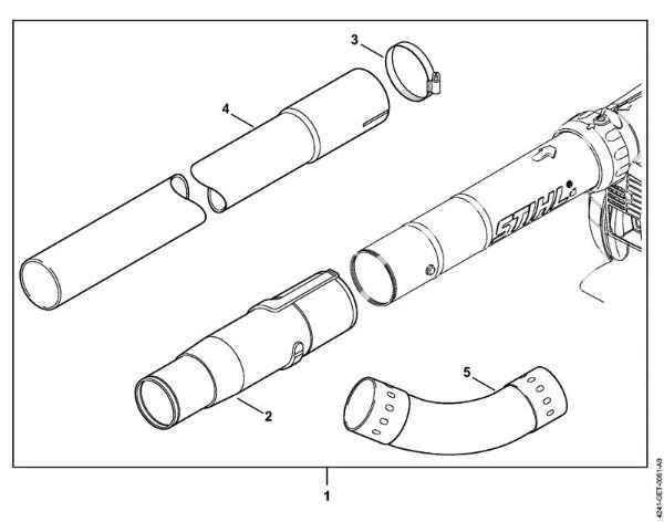 Blasgeräte (BG, BR) BG 86 C-E D Dachrinnenreiniger der Marke Stihl