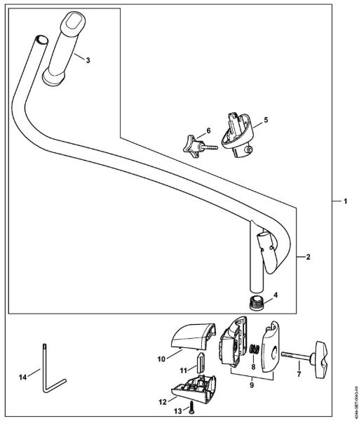 Blasgeräte (BG, BR) BR 350 Zweihandgriff der Marke Stihl