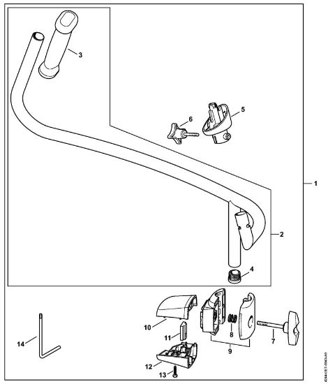 Blasgeräte (BG, BR) BR 430 Zweihandgriff der Marke Stihl