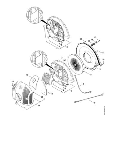 Bild von Gebläsegehäuse, Haube BR 500