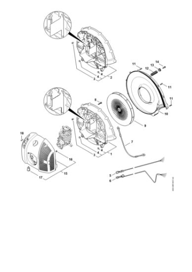 Bild von Gebläsegehäuse, Haube BR 550