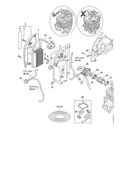 Bild von Luftfilter, Krümmer BR 550