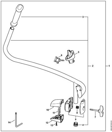 Blasgeräte (BG, BR) BR 550 Zweihandgriff der Marke Stihl