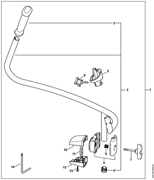 Blasgeräte (BG, BR) BR 600 Zweihandgriff der Marke Stihl