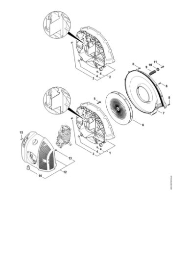 Bild von Gebläsegehäuse, Haube BR 700