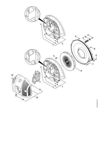 Bild von Gebläsegehäuse, Haube BR 700