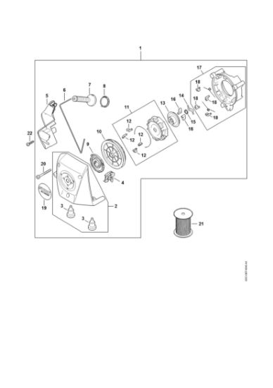 Bild von Anwerfvorrichtung BR 800 C BR 800 C-E