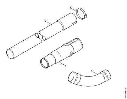 Saughäcksler (SH) SH 55 C Z KAT Dachrinnenreiniger der Marke Stihl