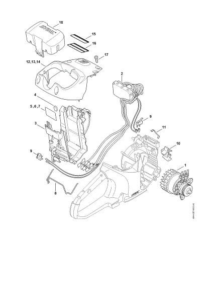 Bild von Elektromotor, Elektronikmodul, Haube TSA 230
