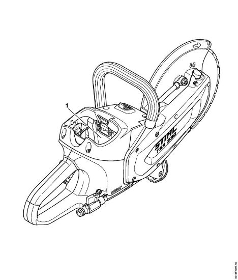 Akku-Trennschleifer (TSA) TSA 230 Maschinennummer der Marke Stihl