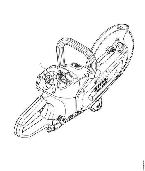 Akku-Trennschleifer (TSA) TSA 230 Maschinennummer der Marke Stihl