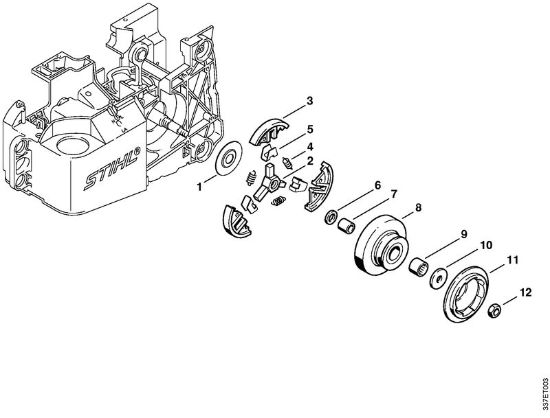 Trennschleifer (TS) TS 460 Kupplung der Marke Stihl