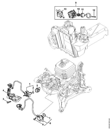 Trennschleifer (TS) TS 480i-A Einspritzanlage der Marke Stihl