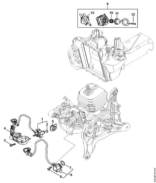 Trennschleifer (TS) TS 480i-A Einspritzanlage der Marke Stihl