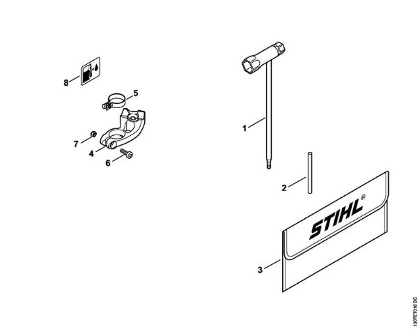 Trennschleifer (TS) TS 500i-A Werkzeug, Sonderzubehör der Marke Stihl