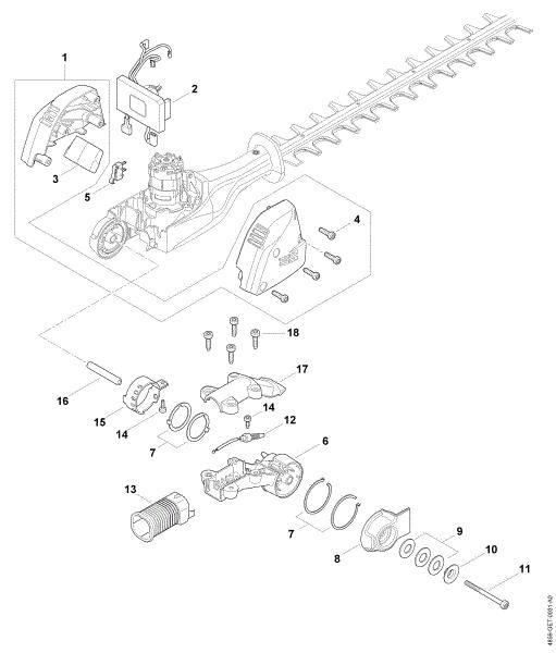 Bild von Motorgehäuse, Elektronikmodul HLA 66