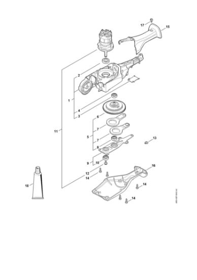 Bild von Getriebe, Elektromotor HLA 85