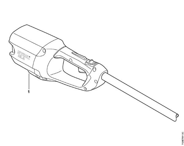 Akku-Heckenschneider (HLA) HLA 85 Maschinennummer der Marke Stihl