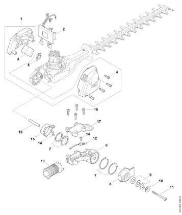 Bild von Motorgehäuse, Elektronikmodul HLA 86