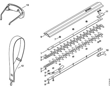 Elektro-Heckenschneider (HLE) HLE 71 K Messer, Zubehör der Marke Stihl