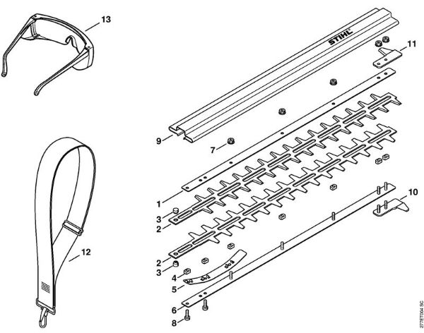 Elektro-Heckenschneider (HLE) HLE 71 K Messer, Zubehör der Marke Stihl