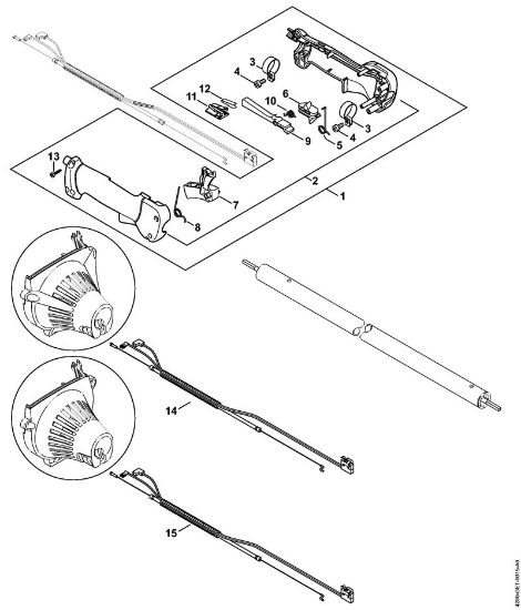 Heckenschneider (HL) HL 100 K Handgriff HL 100 K der Marke Stihl