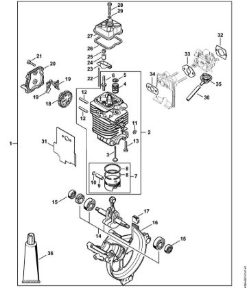 Heckenschneider (HL) HL 100 K Triebwerk Ã˜ 40 mm der Marke Stihl