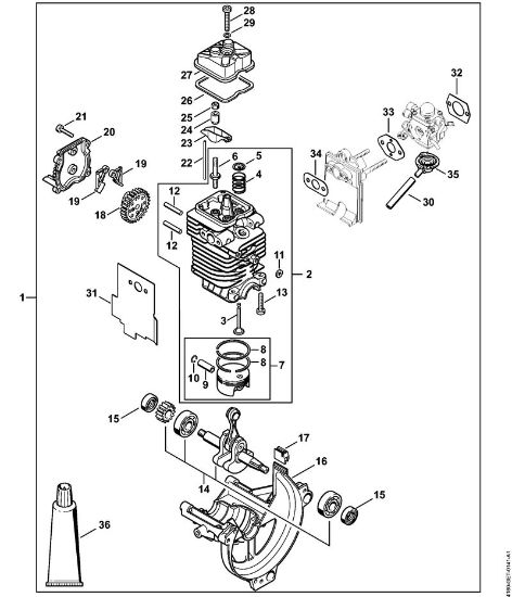 Heckenschneider (HL) HL 100 K Triebwerk Ã˜ 40 mm der Marke Stihl
